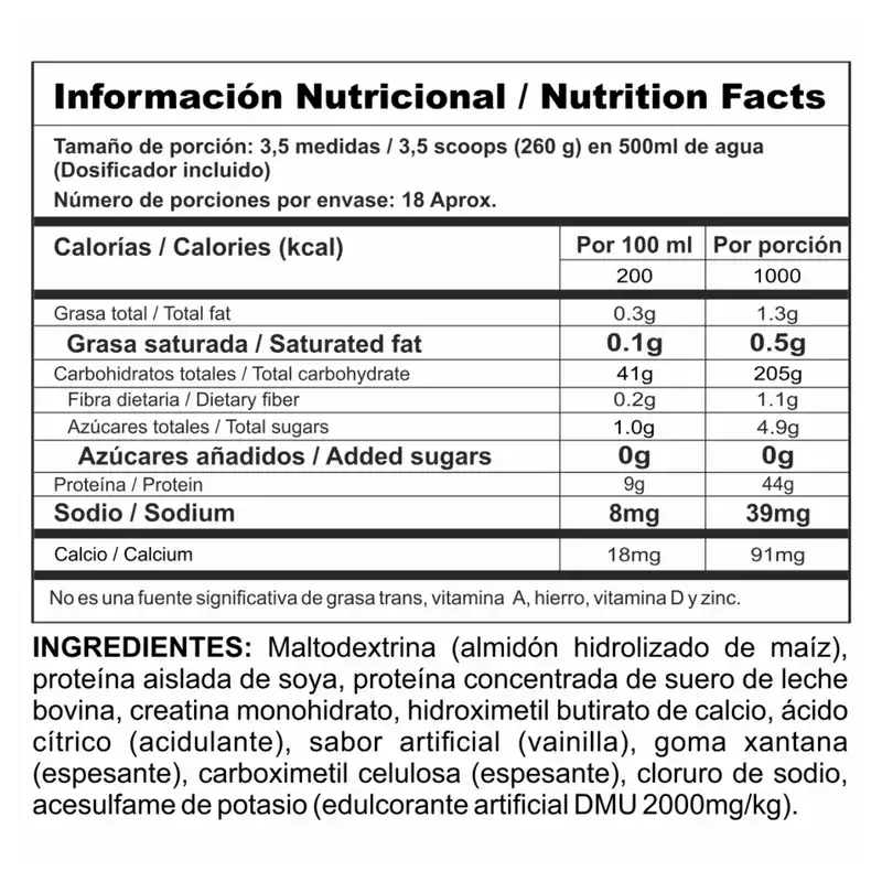 MEGAPLEX CREATINE POWER+PROTEINA 10LB