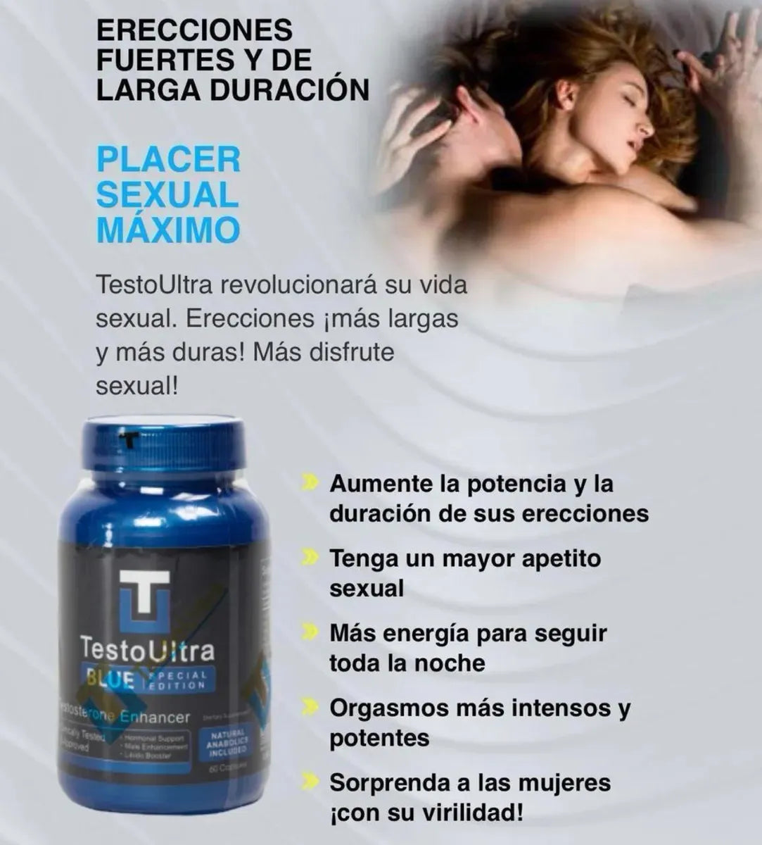 Testo Ultra Blue Special Edition Sin Sabor