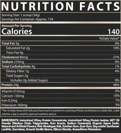 WHEY PROTEIN 100% 10 LBS