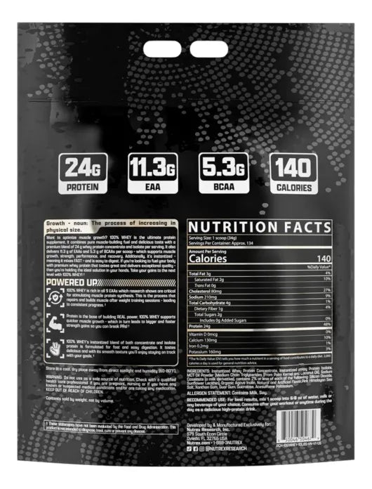 WHEY PROTEIN 100% 10 LBS