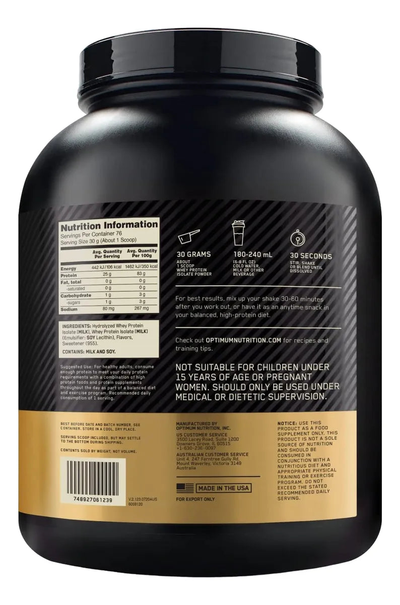 Isolate Gold ISOLATE GOLD 5 LB – Tuproteina.com