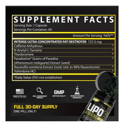LIPO6 INTENSE 60 CAPS