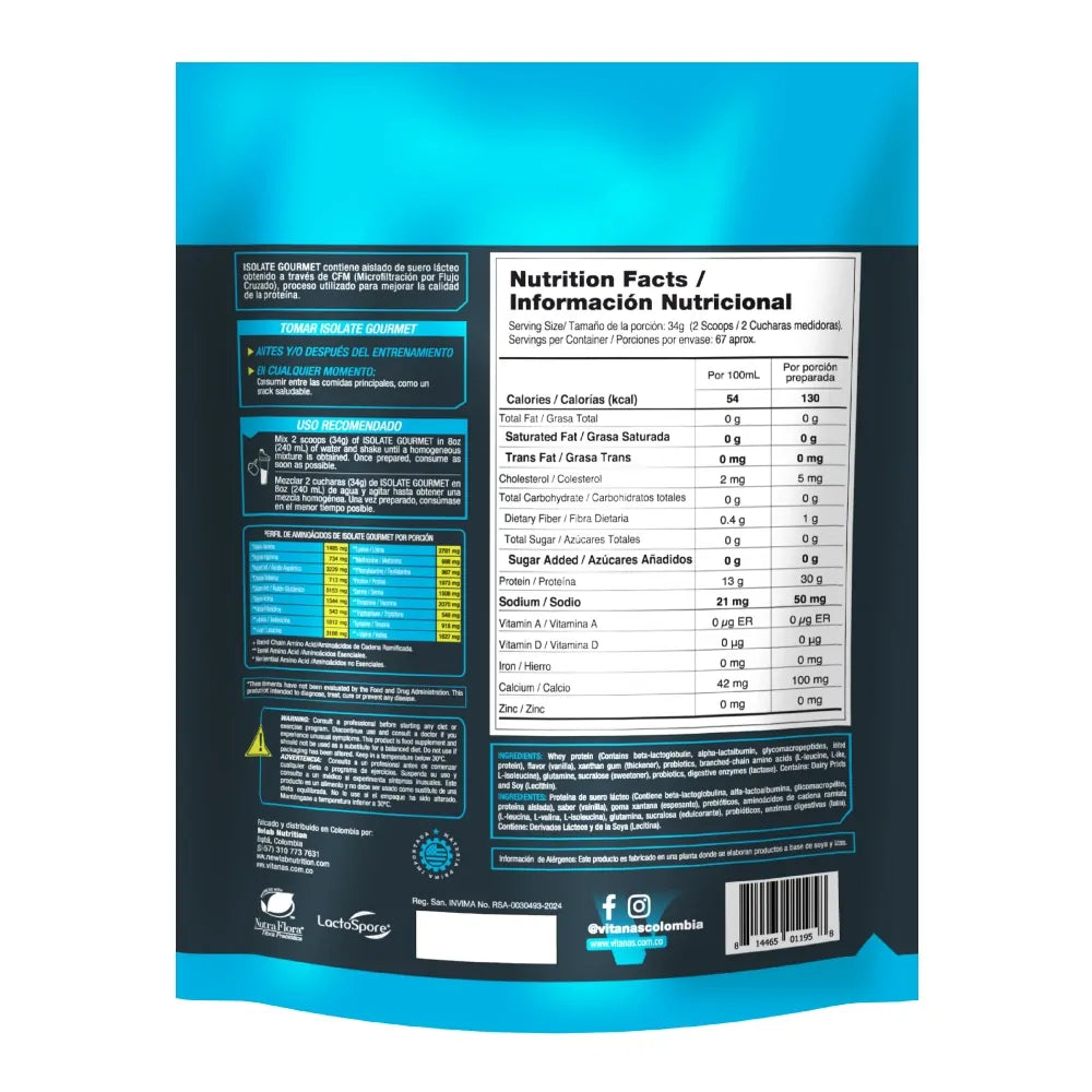 ISOLATE GOURMET 2 LB