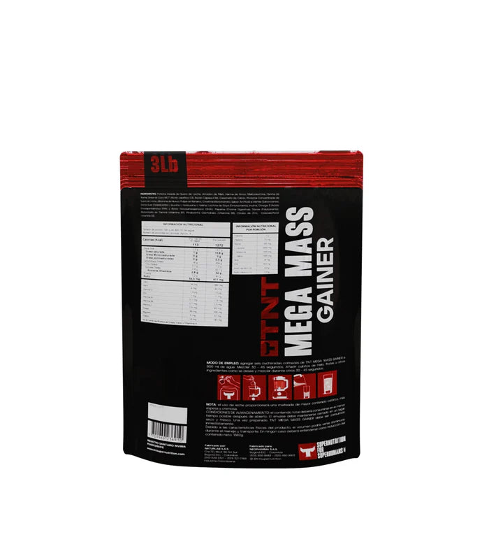 TNT MEGA MASS GAINER 3 LBS
