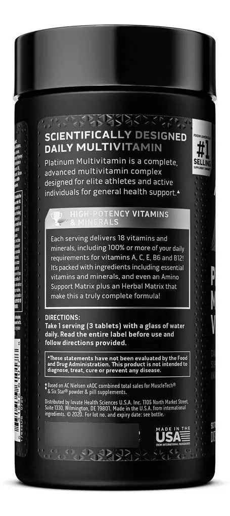 PLATINUM MULTIVITAMINICO 90 CAPS