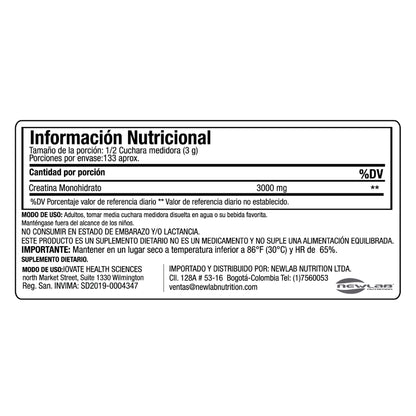CREATINA MONOHIDRATADA PLATINUM 80 SERV