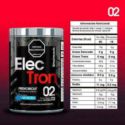 ELECTRON PRE-ENTRENO 30 SERV